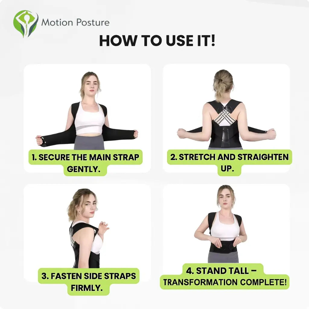 PostureCore™ Corrector – Confidence Through Perfect Posture Motion Posture
